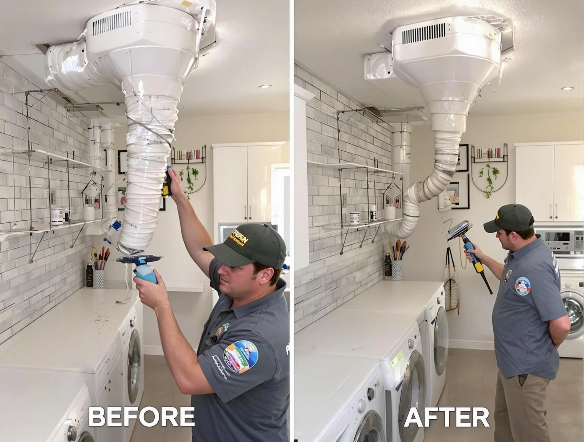 Professional dryer exhaust vent cleaning by South Fulton Dryer Vent Cleaning in South Fulton