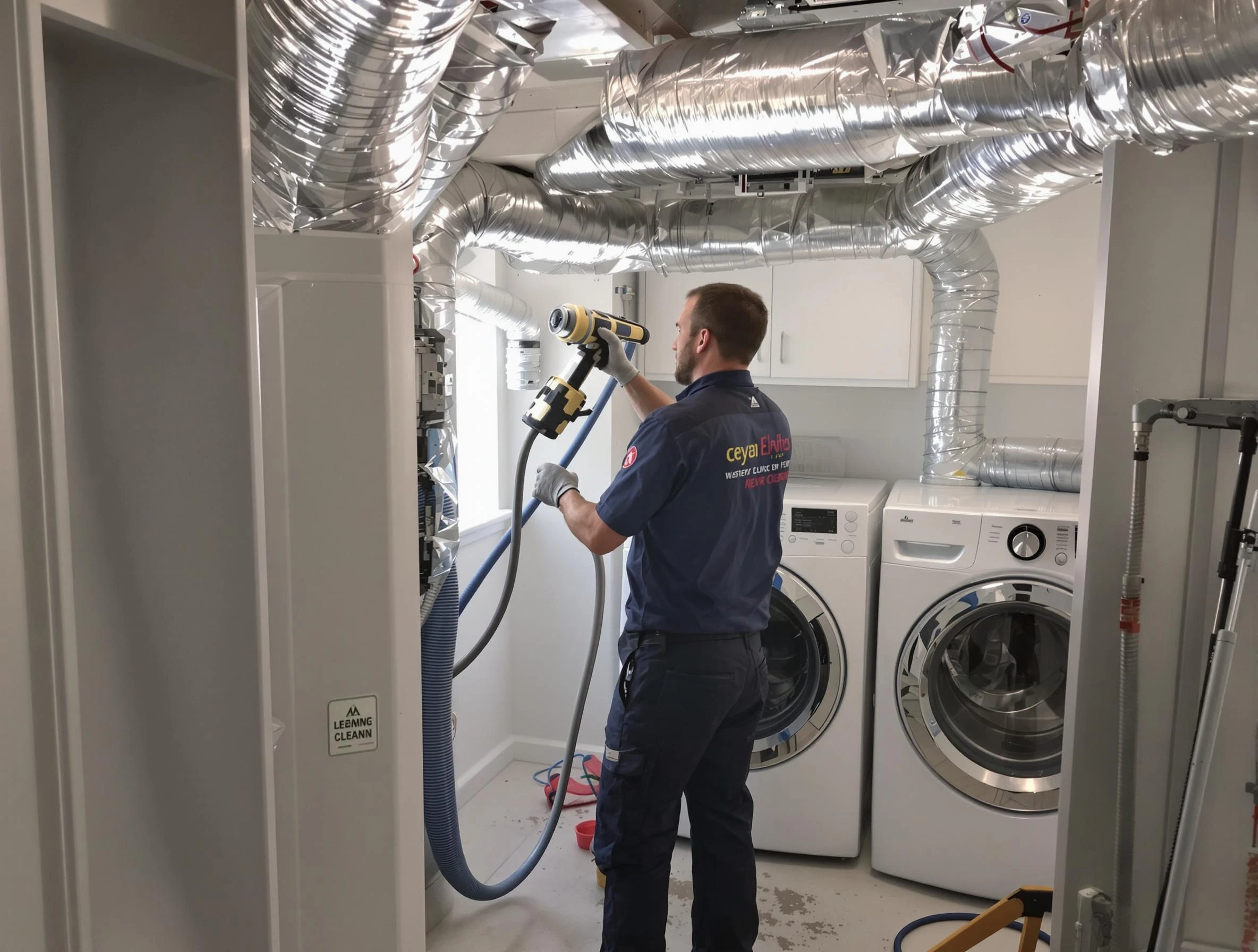 South Fulton Dryer Vent Cleaning specialist using advanced equipment for thorough duct cleaning in South Fulton