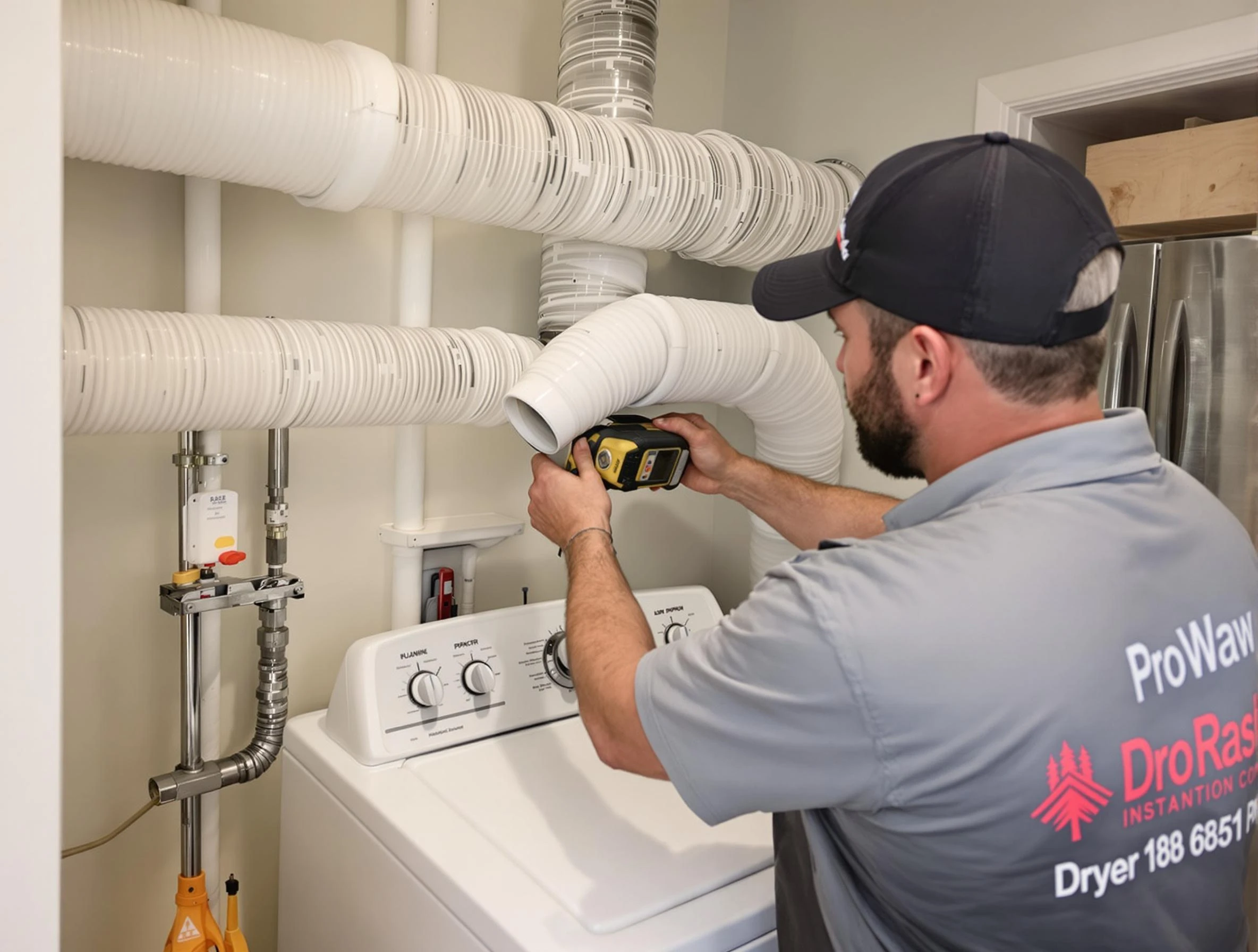 Professional dryer vent hose installation by South Fulton Dryer Vent Cleaning in South Fulton