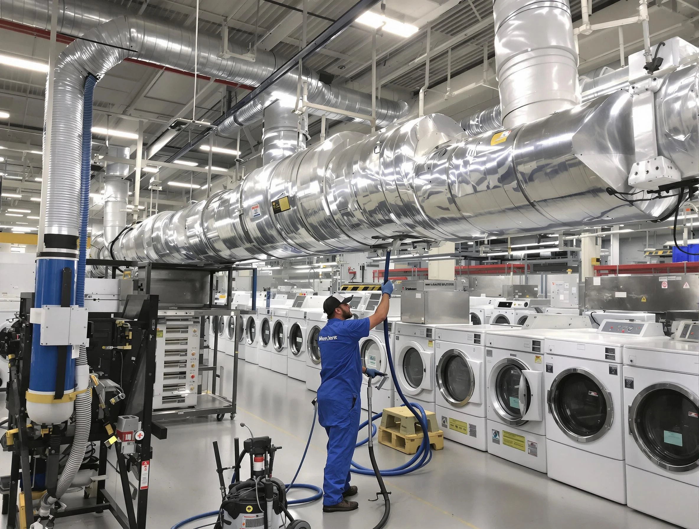 South Fulton Dryer Vent Cleaning team performing heavy-duty industrial dryer vent cleaning in South Fulton