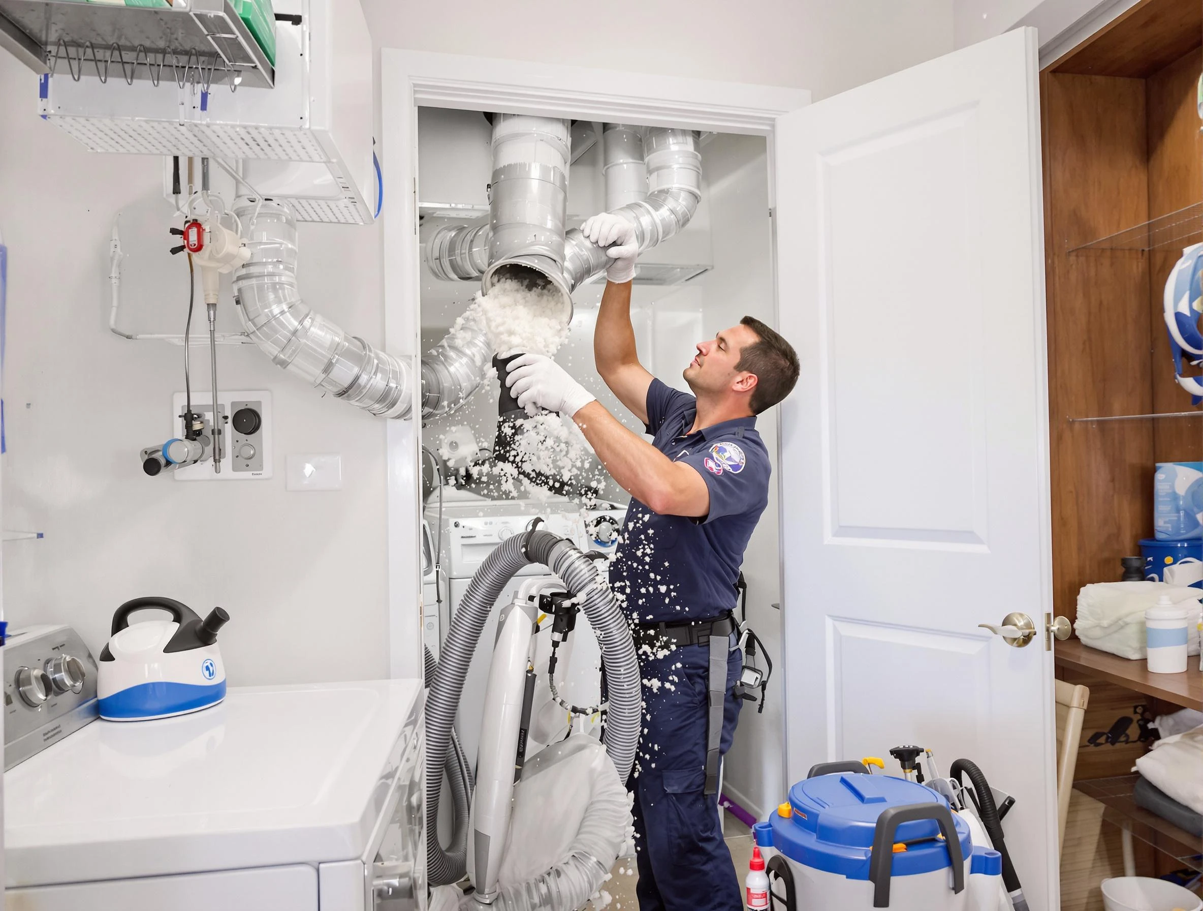 South Fulton Dryer Vent Cleaning technician delivering thorough residential dryer vent cleaning service in South Fulton